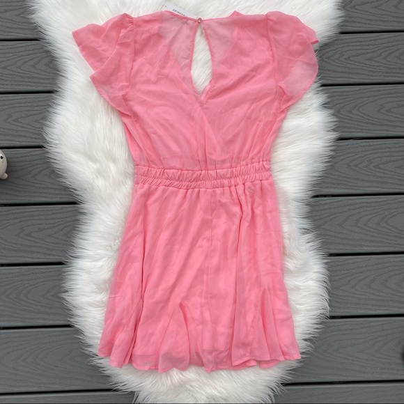 Francescas Pink Layered Dress - Picture 3 of 4